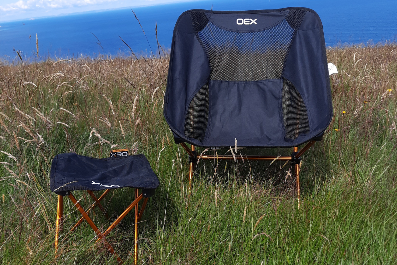 OEX Ultra Lite Portable Camping Chair and Stool