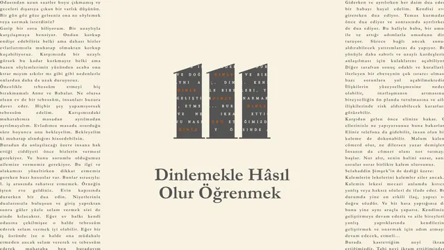 Aile içinde benden biz e yolculuk serisi (3/3) Dinlemekle Hâsıl Olur Öğrenmek