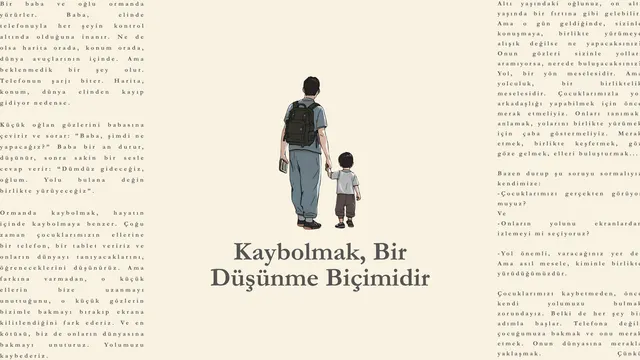Kaybolmak, Bir Düşünme Biçimidir