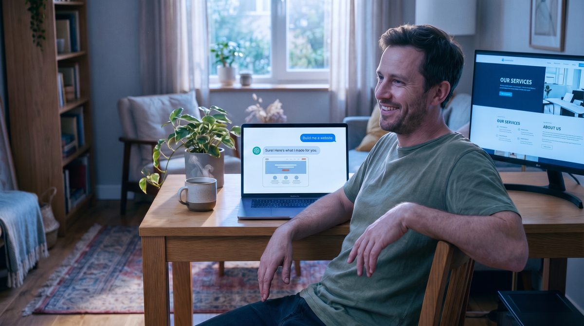 We Built Our Entire Website Using AI. Yes, Really.