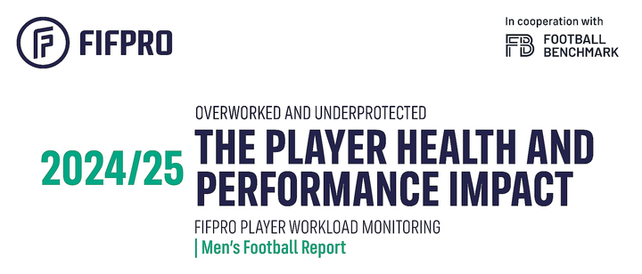 FIFPRO Annual Report 2024/25: Player Workload Monitoring in Men's Professional Football
