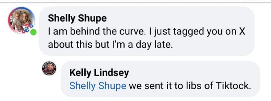 Fairbanks resident Kelly Lindsey Nash takes credit for sending the personal photographs and videos of a local teacher to the extremist Libs of TikTok account.