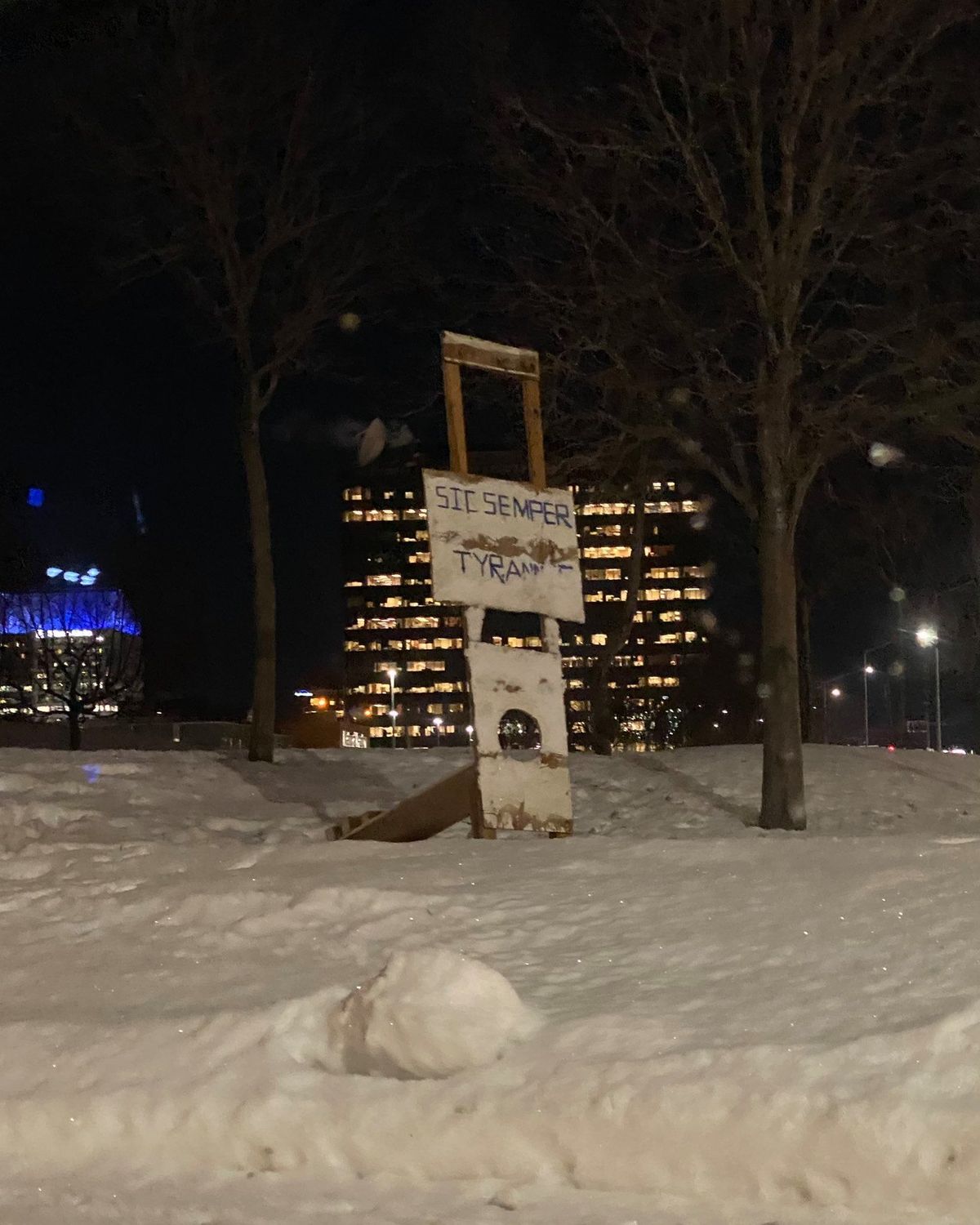 That Time a Guillotine was Photographed in Anchorage