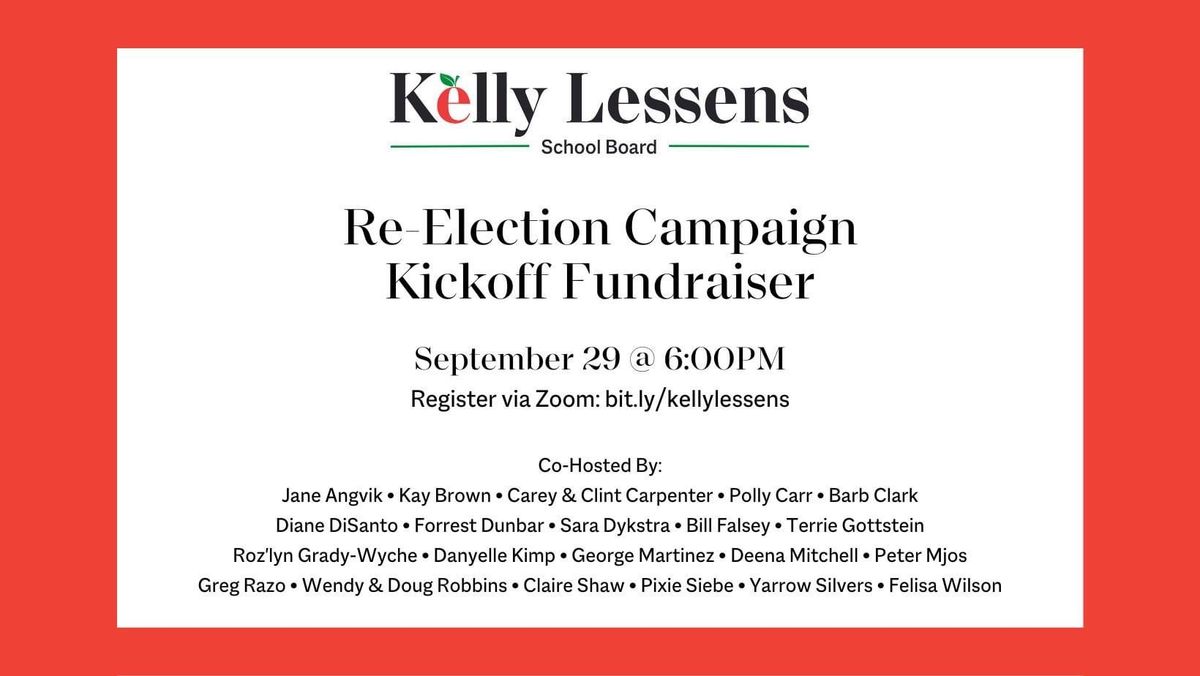 Dr. Kelly Lessens set to kick off re-election campaign