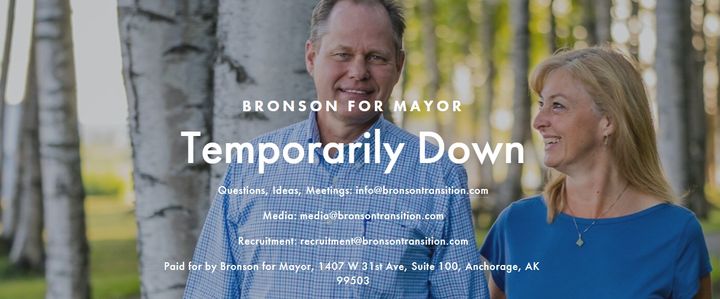 Bronson Campaign Website "Temporarily Down"