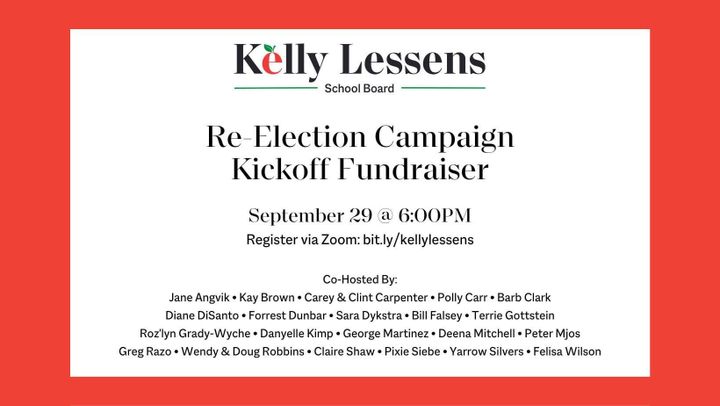Kelly Lessens launches reelection campaign for the Anchorage School Board