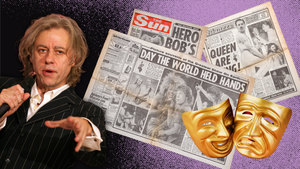 Bob Geldof supports Live Aid musical, despite discomfort seeing himself played on stage