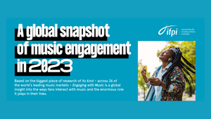Music consumption at an all time high, IFPI reports, though "unlicensed music is still an issue"