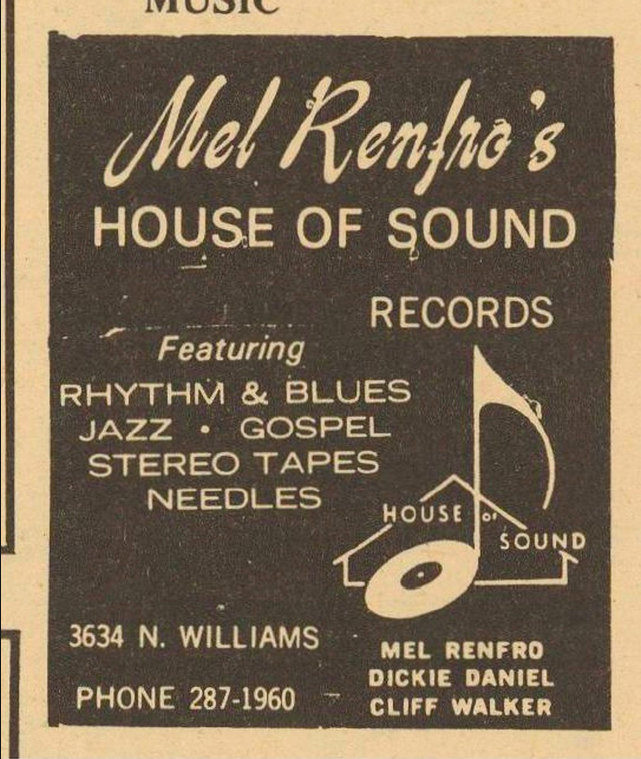an ad for House of Sound Records