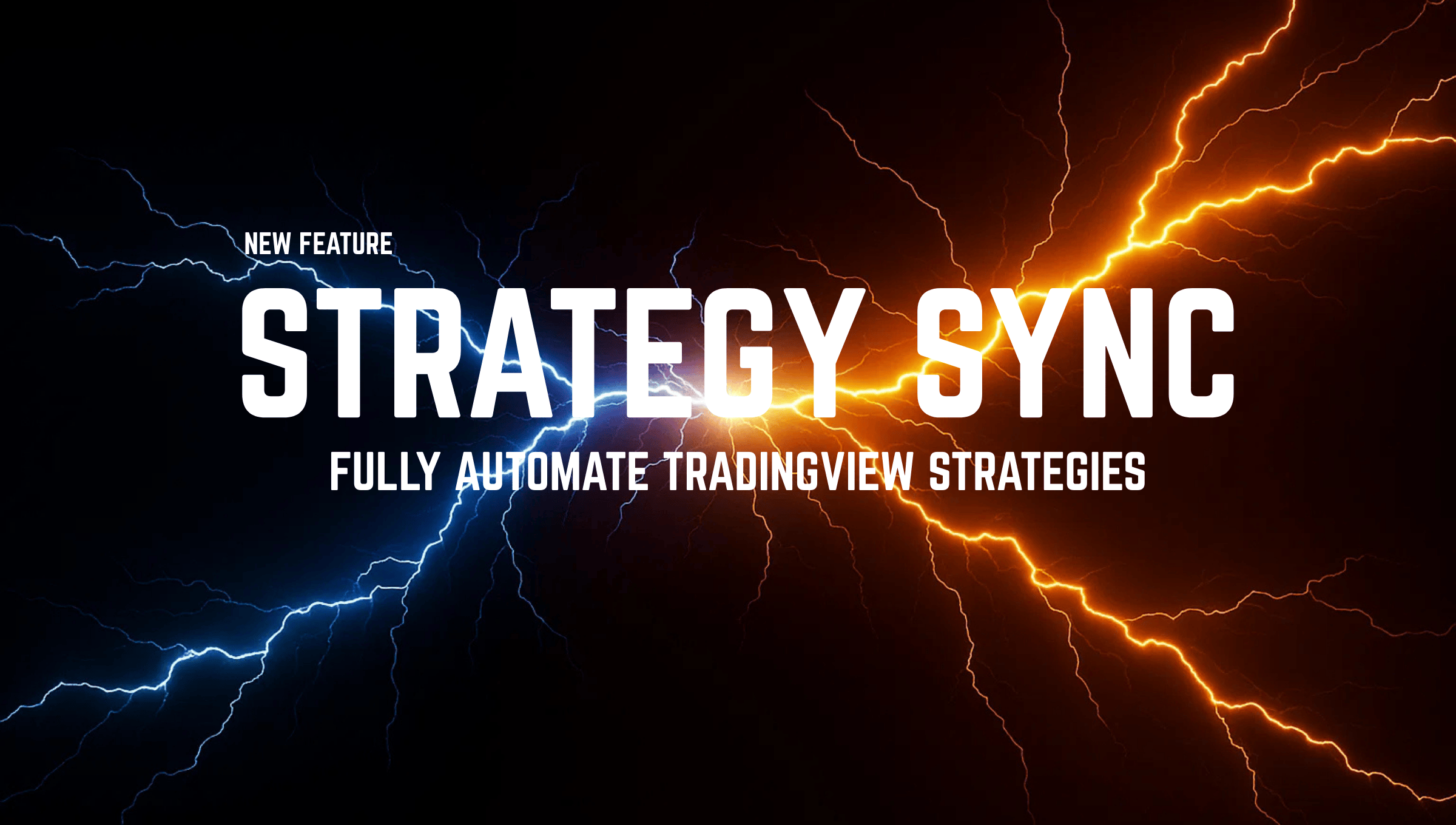 strategy sync feature to fully automate tradingview strategies