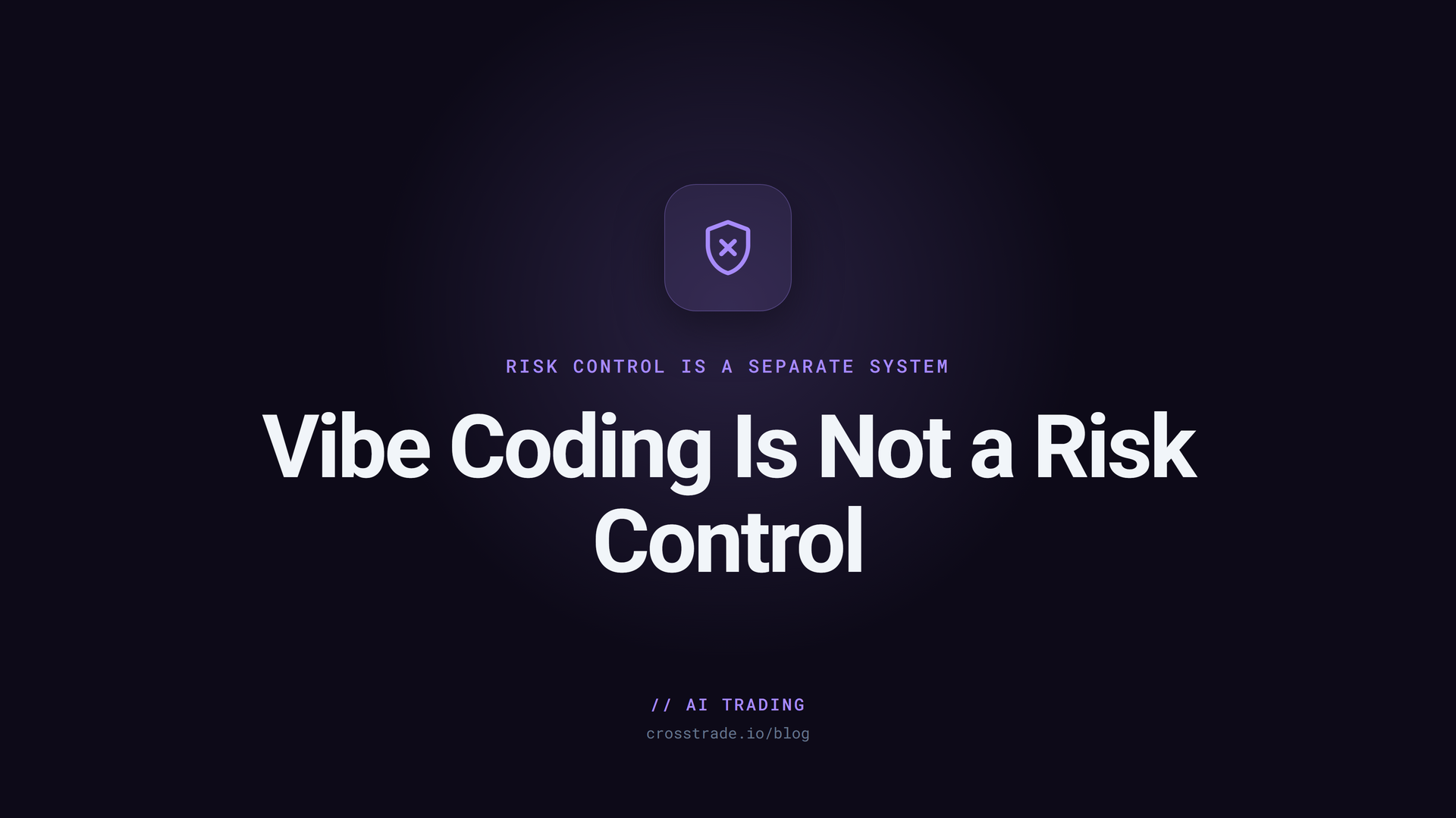 side by side text explaining vibe coding risk controls