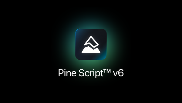 Pine Script logo with trademarked name and v6 