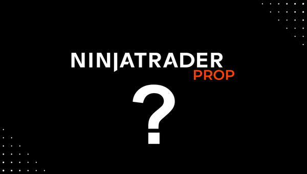 impage with ninjatrader prop logo and a question mark