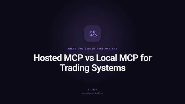 hosted mcp vs local mcp text on purple background
