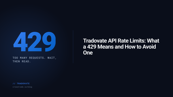 Tradovate API rate limits: p-ticket, p-time and 429 errors