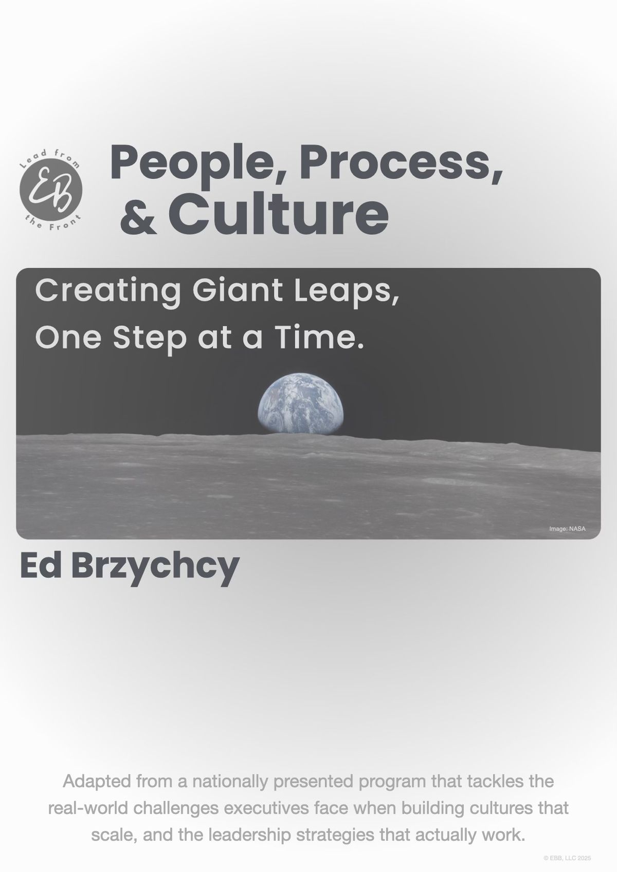 Working on People, Process, and Culture