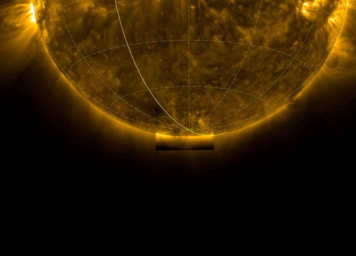 South Pole of the Sun