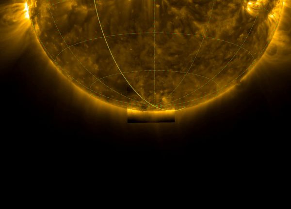 South Pole of the Sun