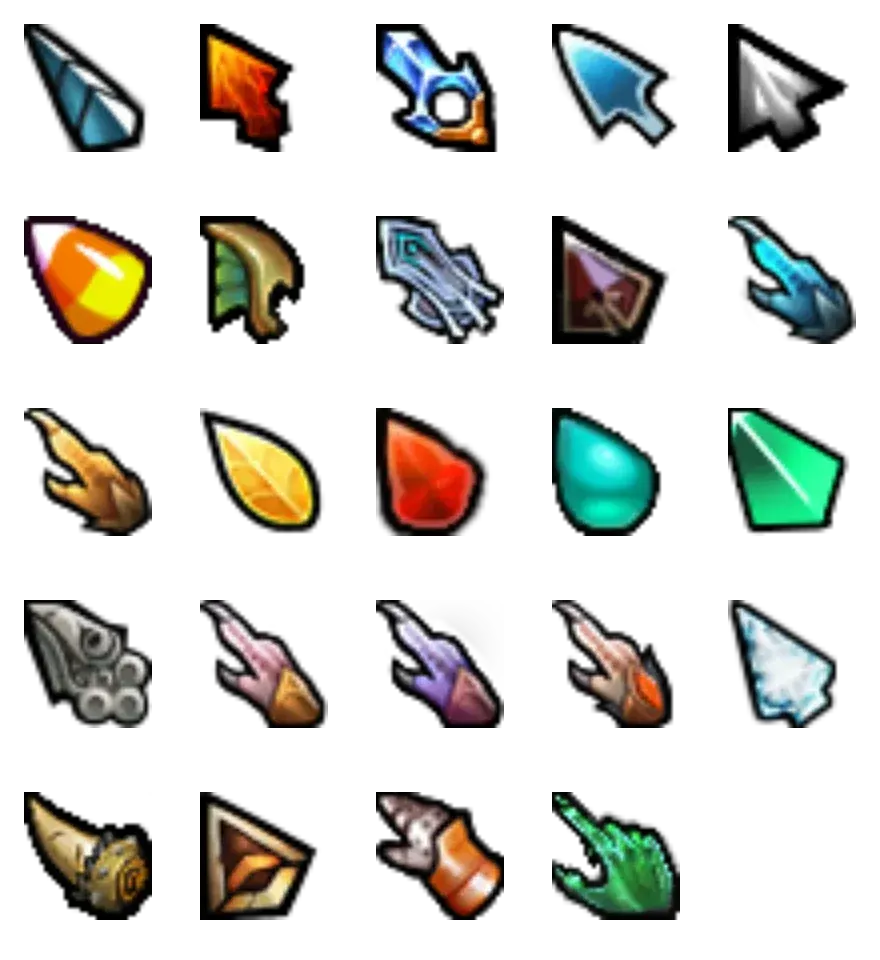 Source preview of Dota 2 Cursor Packs for Windows: A fan conversion of Dota 2 cursor packs into desktop pointer schemes