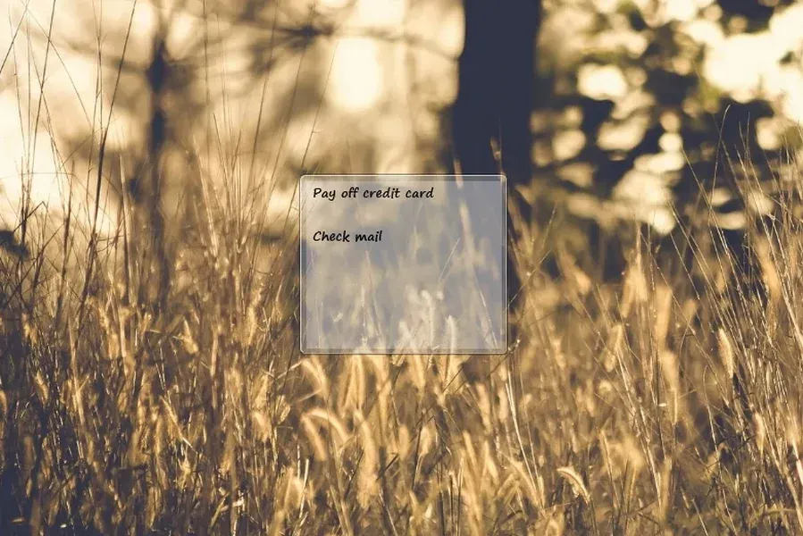 Source preview of Aero Notes Rainmeter Skin credited to SchnuffelKuschel