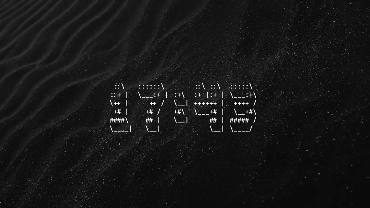 Creator source preview of AsciiClock
