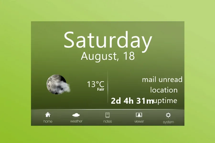 Source preview of Beast and Tame Rainmeter Theme credited to ld-jing