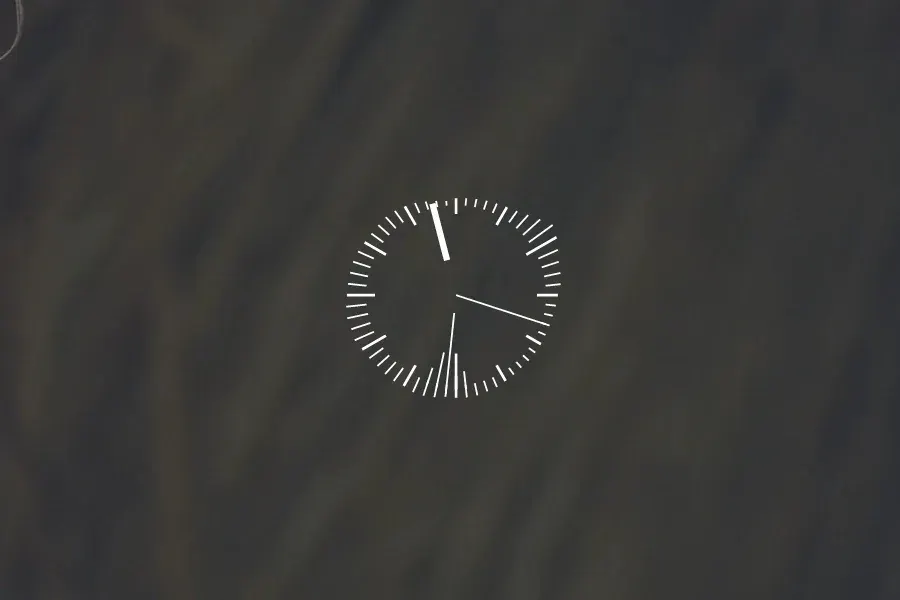 Source preview of Beta Sound Clock Rainmeter Skin credited to GemiWagner