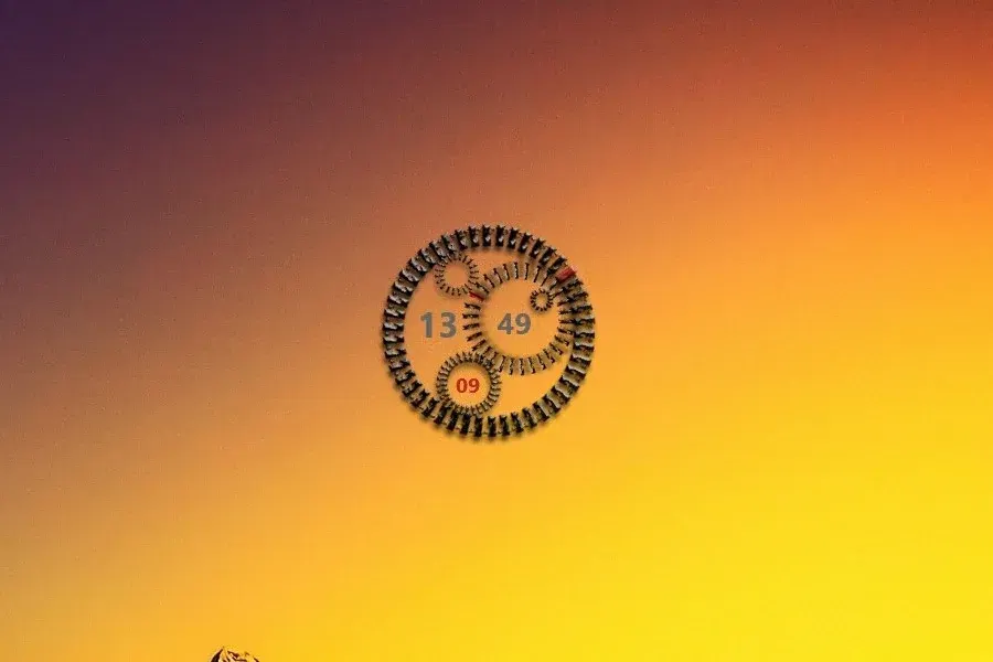 Source preview of Charks Rainmeter Skin credited to FreakQuency85