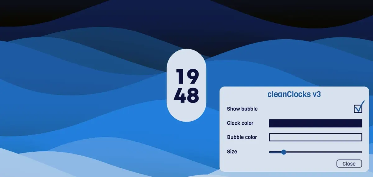 Creator source preview of CleanClocks