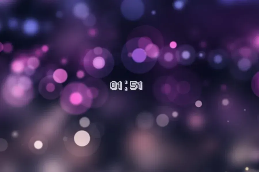 Source preview of ClockBit Rainmeter Skin credited to MrSneakyPhotoShop