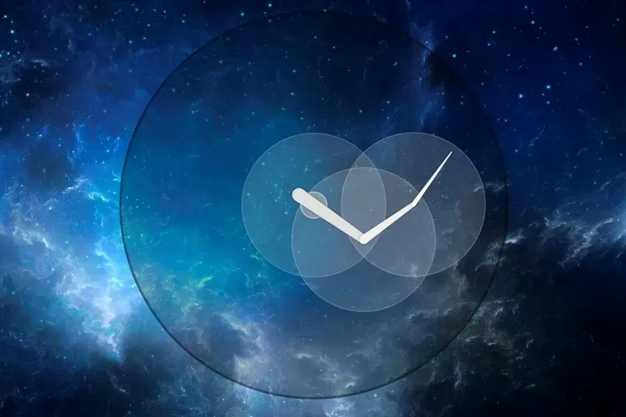 Source preview of Continue Time Rainmeter Skin credited to injust29