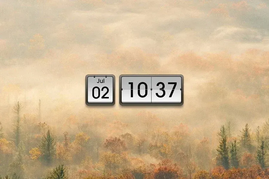 Source preview of Cosas Rainmeter Skin credited to givesnofuck