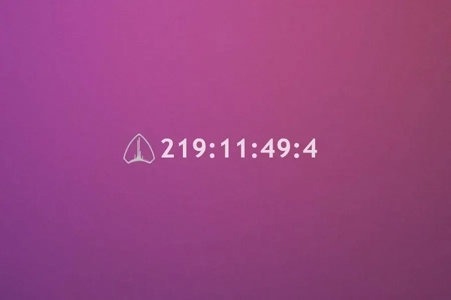 Source preview of Countdown in Lua Rainmeter Skin credited to 66VI