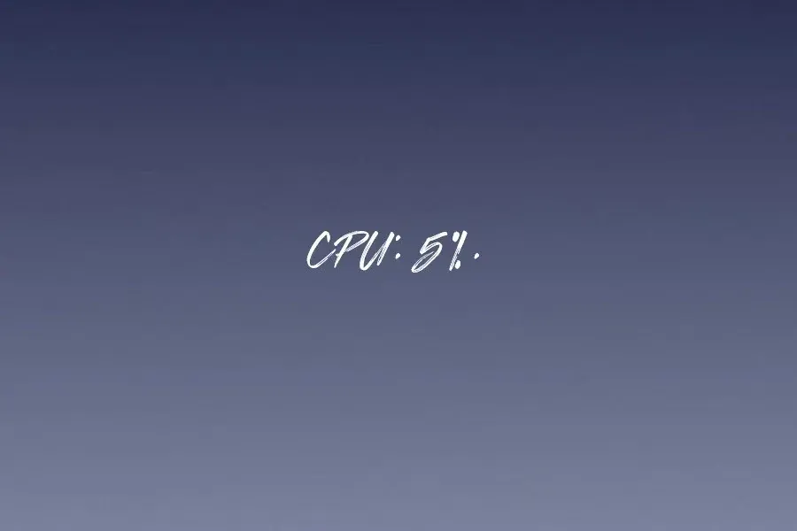 Source preview of CPU meter Rainmeter Skin credited to Zaid-Soap