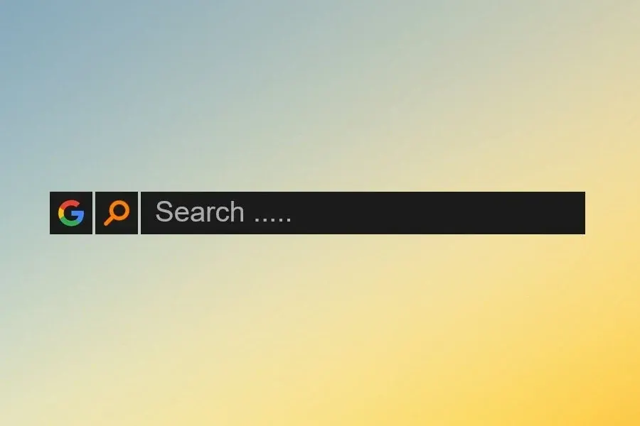 Source preview of Define Search Rainmeter Skin credited to ekawawan