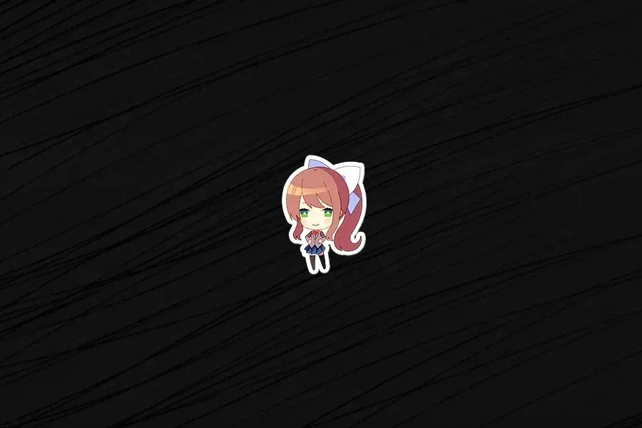 Source preview of Desktop Dokis Rainmeter Skin credited to CDJDan