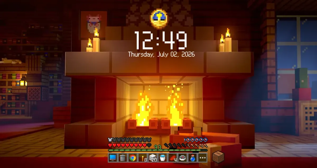 Creator source preview of DMeloper's Block HUD Rainmeter Suite
