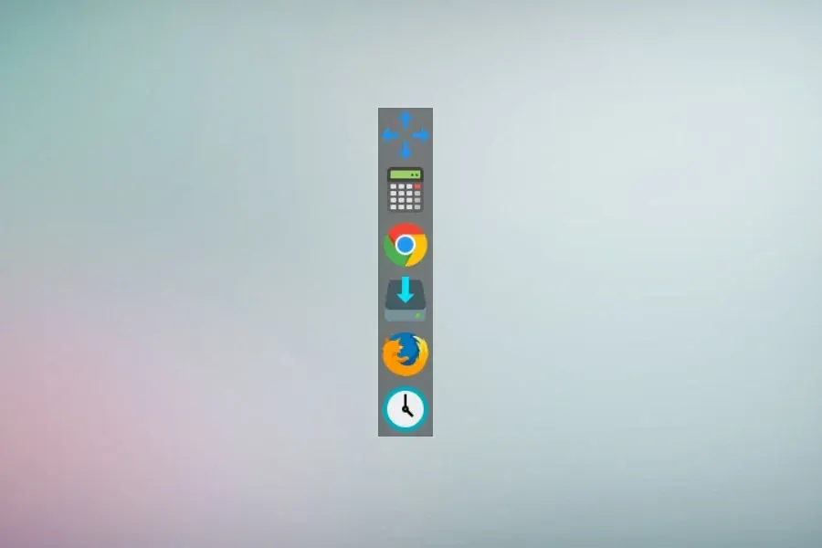 Source preview of Docker Rainmeter Skin credited to PedroCartaxo
