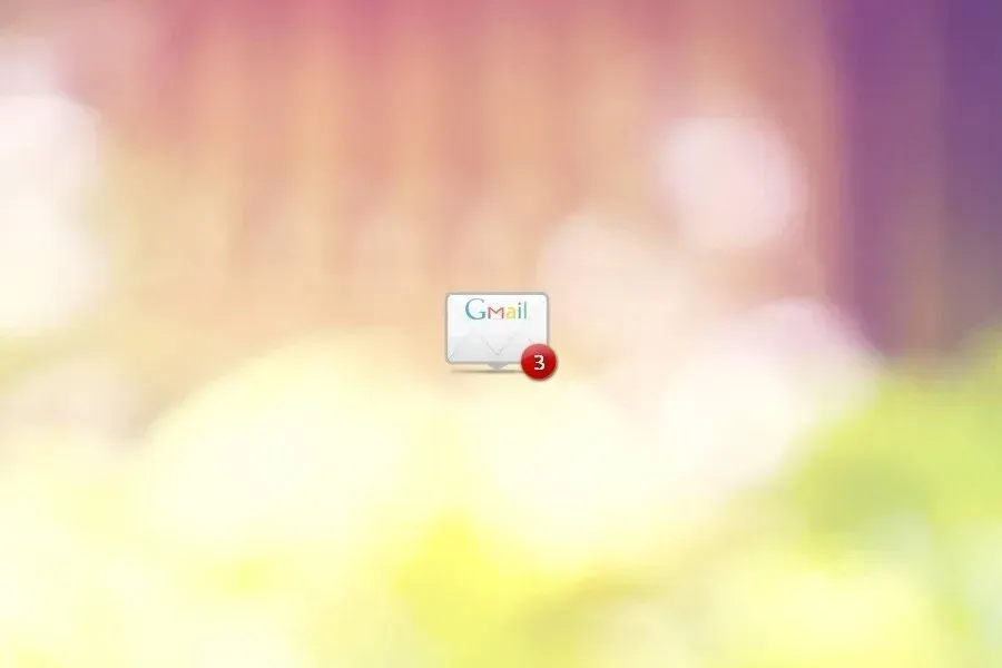 Source preview of GMail Rainmeter Skin credited to apendx