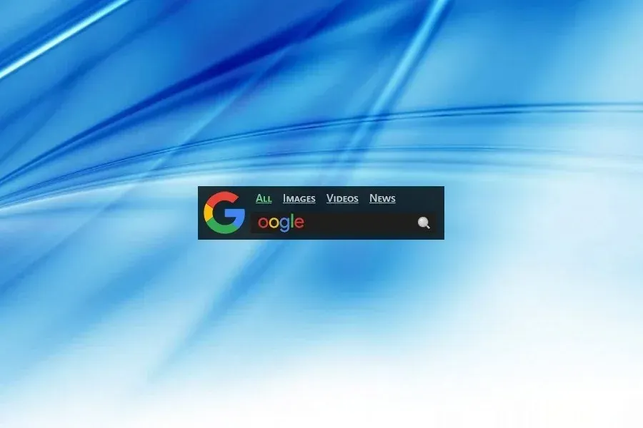 Source preview of GoogleIt Rainmeter Skin credited to jsmorley