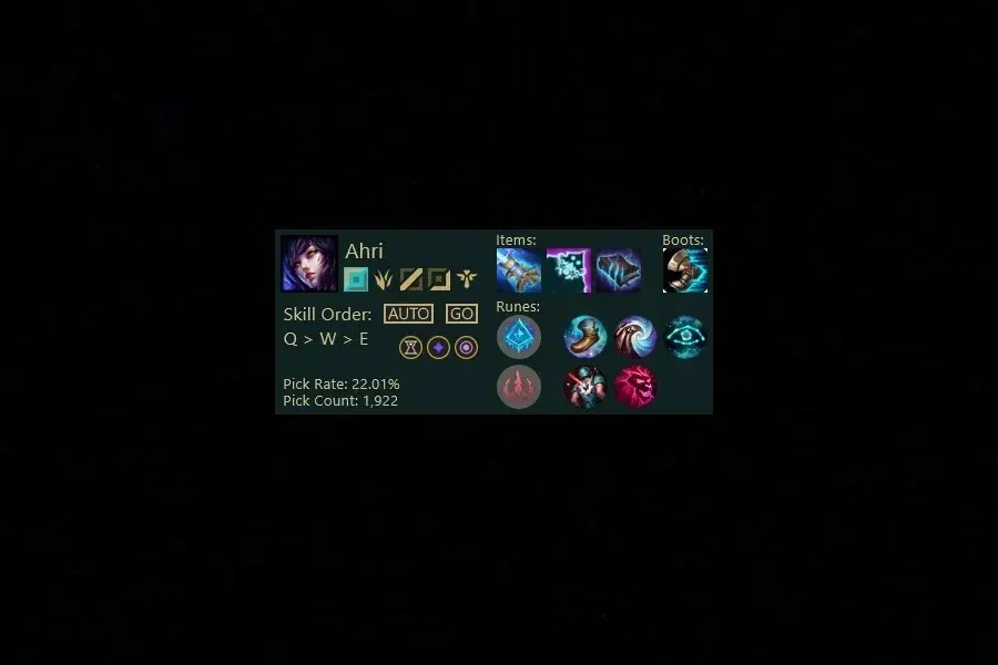 Source preview of LoL Builds Rainmeter Theme credited to TheRealTurtler