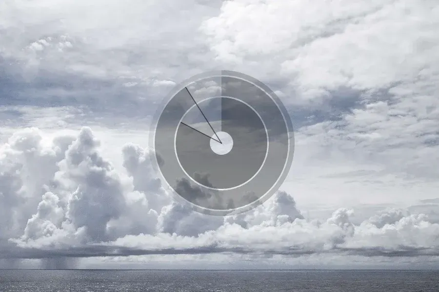 Source preview of Minimal Clock Rainmeter Skin credited to TheMelonLord1636