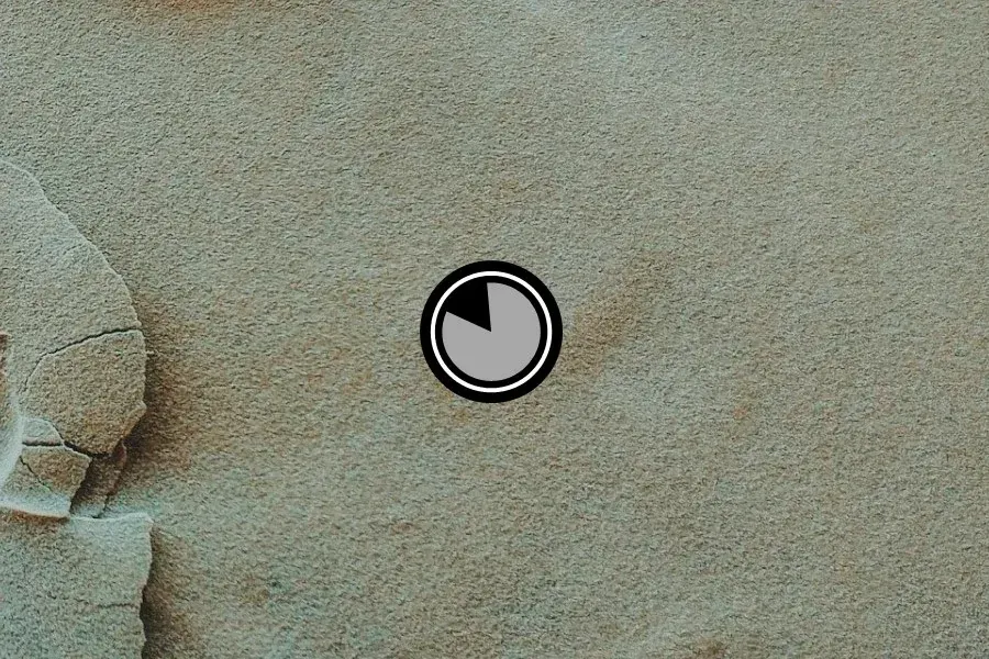 Source preview of Minimal Timer Rainmeter Skin credited to Monochromatope