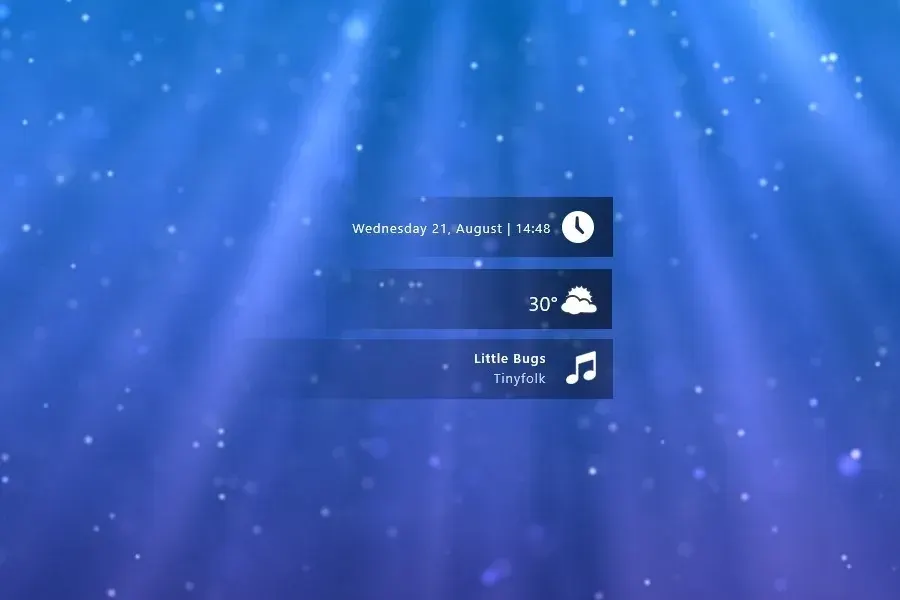 Source preview of mnml Skins Rainmeter Skin credited to milano88