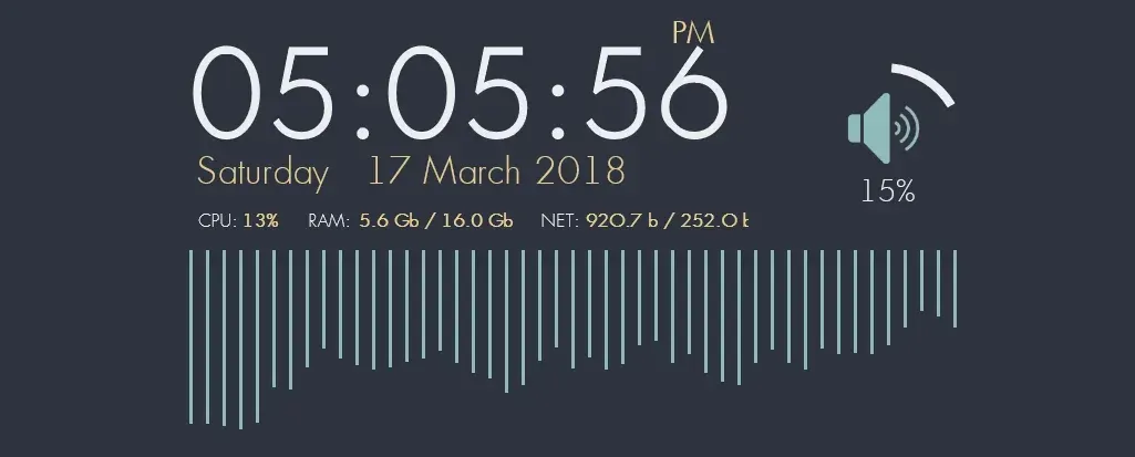 Creator source preview of Nord Owl Rainmeter Suite