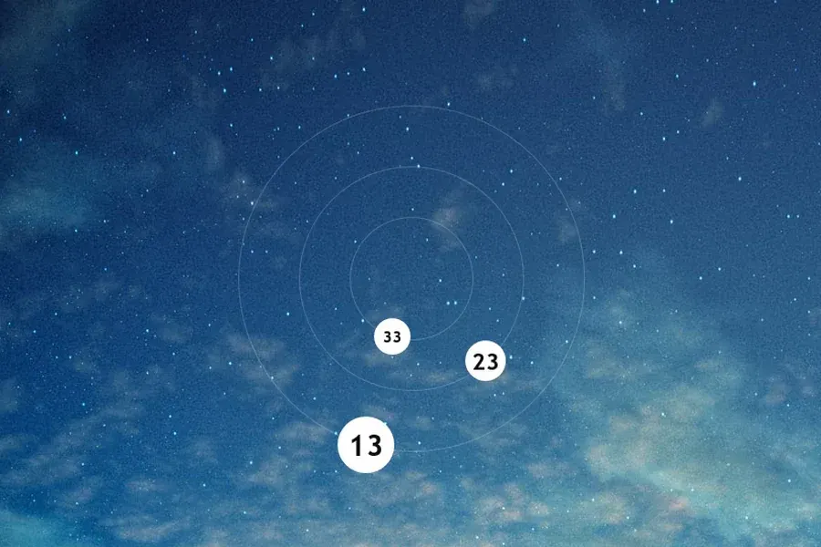 Source preview of Orbital Clock Rainmeter Skin credited to Varelse42