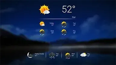 Origami Weather source preview credited to 99villages
