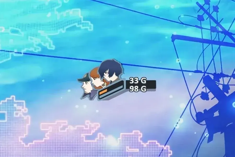 Source preview of Persona 3: Battle HUD Rainmeter Skin credited to My-Electric-Cucumber