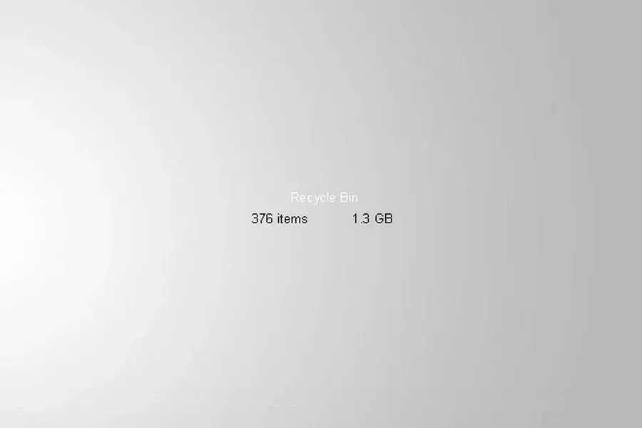 Source preview of Recycle Bin V Rainmeter Skin credited to 404UserNotFoundTF2