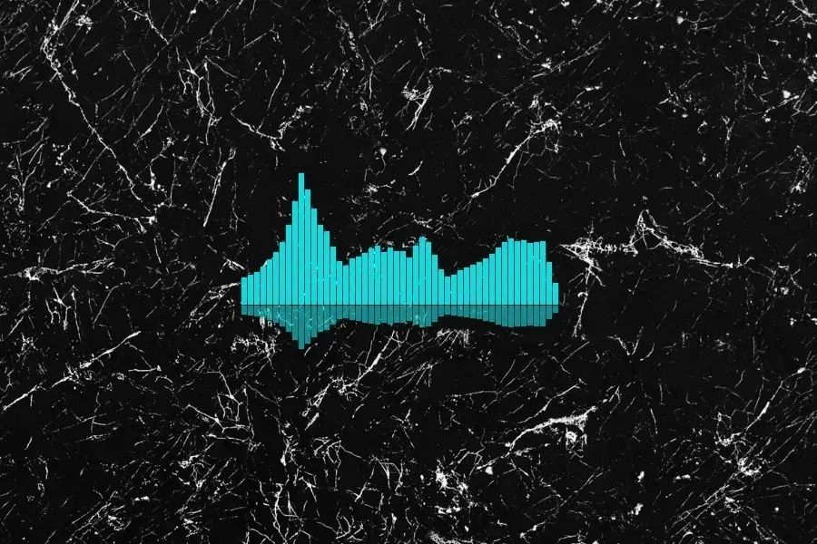 Source preview of Reflect Sound Visu: Reflect Sound Visu offers a sound-reactive graphic with a choice of colors and a color-shuffle option